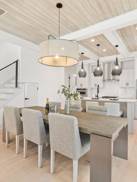 Open dining and staircase — Focus Construction custom build