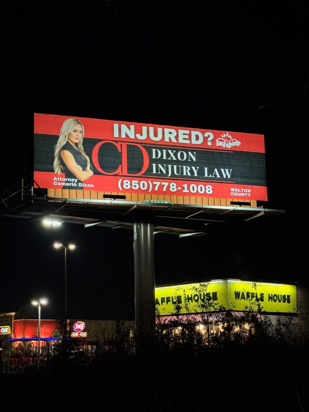 Dixon Injury Law billboard